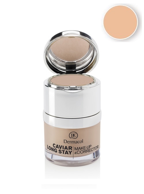 Dermacol Caviar Long Stay Make-up & Corrector Podkład kremowy 30 ml No.1 Pale