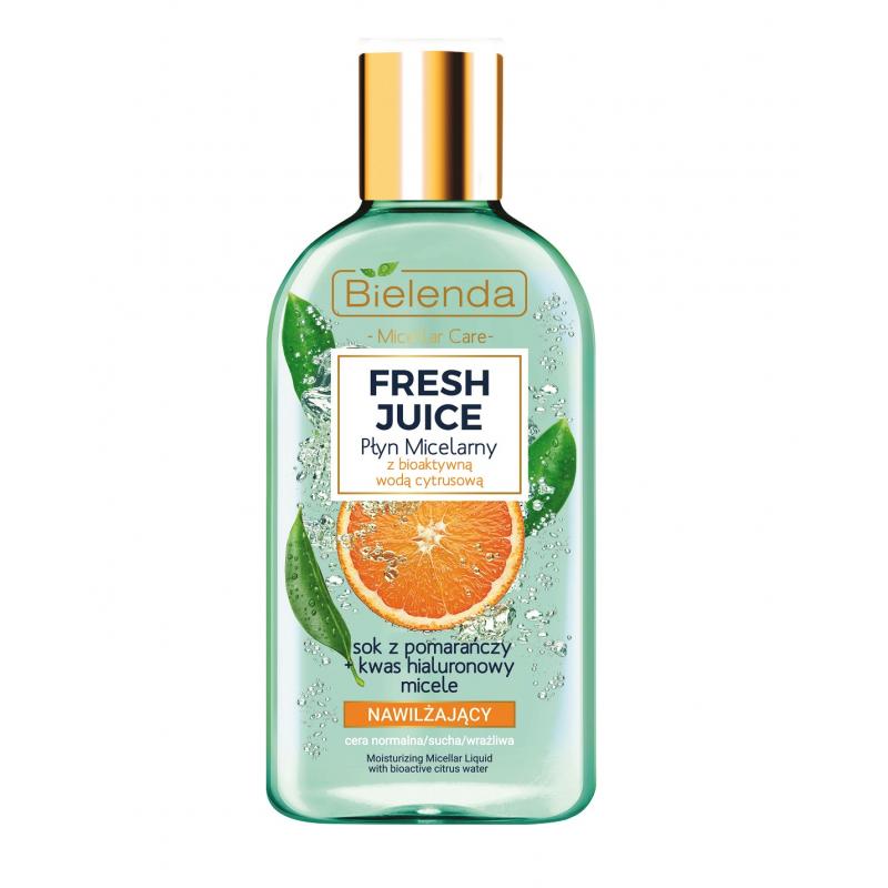 Fresh Juice płyn micelarny nawilżający z wodą cytrusową Pomarańcza 500ml