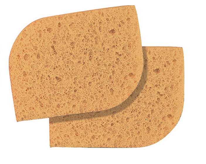 Natural Cleasing Sponge naturalna gąbka do demakijażu 2szt