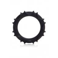 Pierścień-ATLAS SILICONE RING BLACK