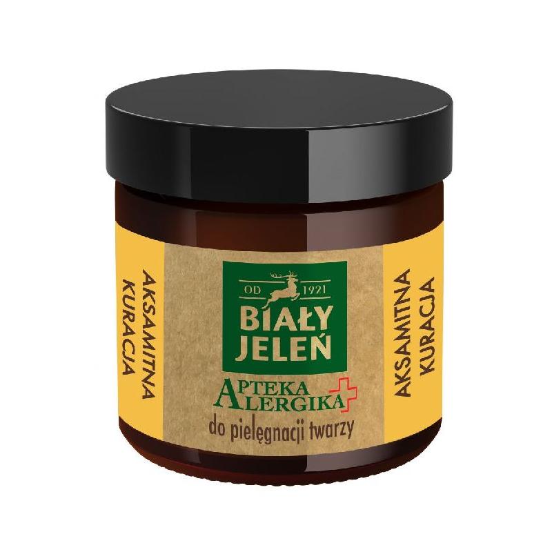 Apteka Alergika aksamitna kuracja do pielęgnacji twarzy 60ml Apteka Alergika aksamitna kuracja do pielęgnacji twarzy 60ml
