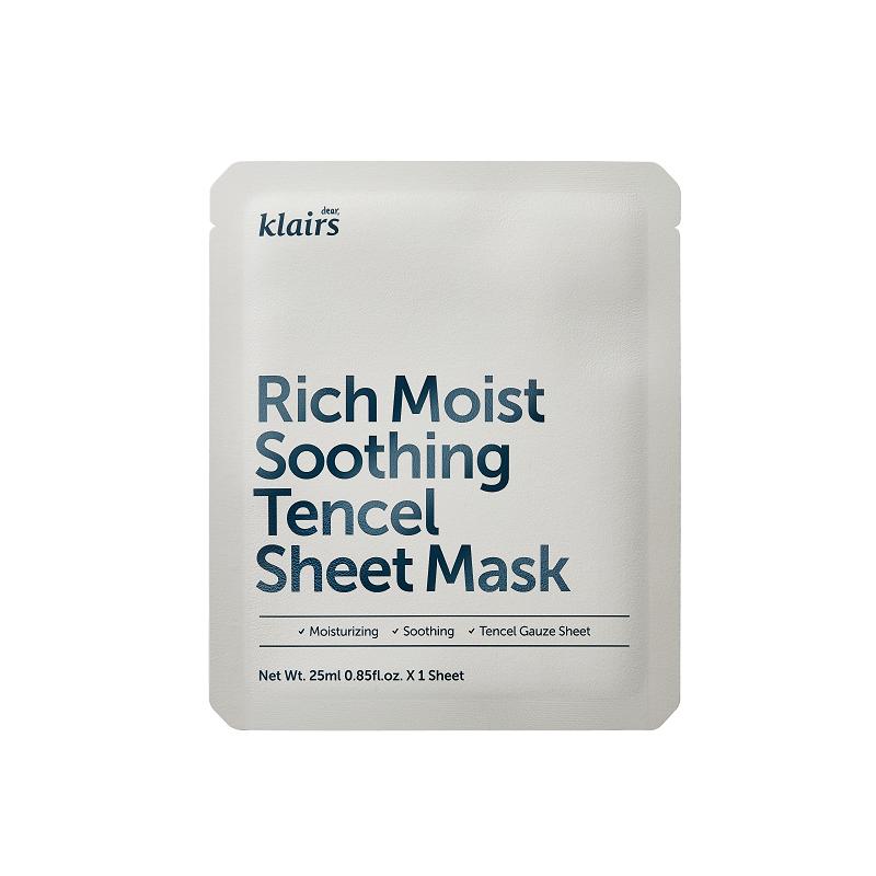Rich Moist Soothing Tencel Sheet Mask regenerująca maska bawełniana na twarz 25ml