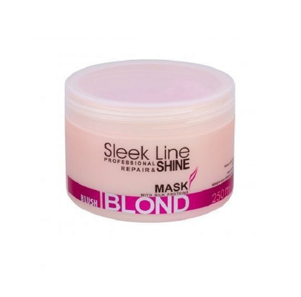 Sleek Line Blush Blond Mask maska do włosów blond z jedwabiem 250ml