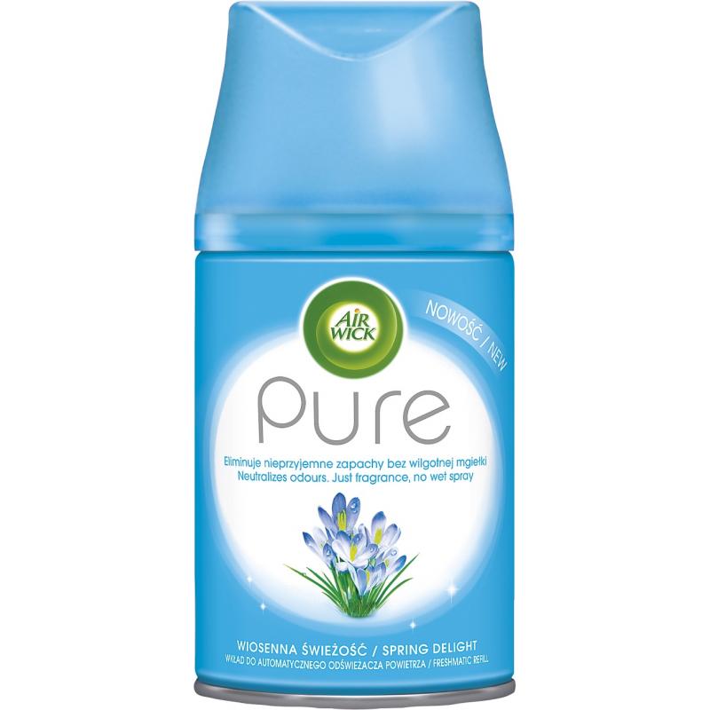 Freshmatic Pure odświeżacz wkład Wiosenna Świeżość 250ml Freshmatic Pure odświeżacz wkład Wiosenna Świeżość 250ml