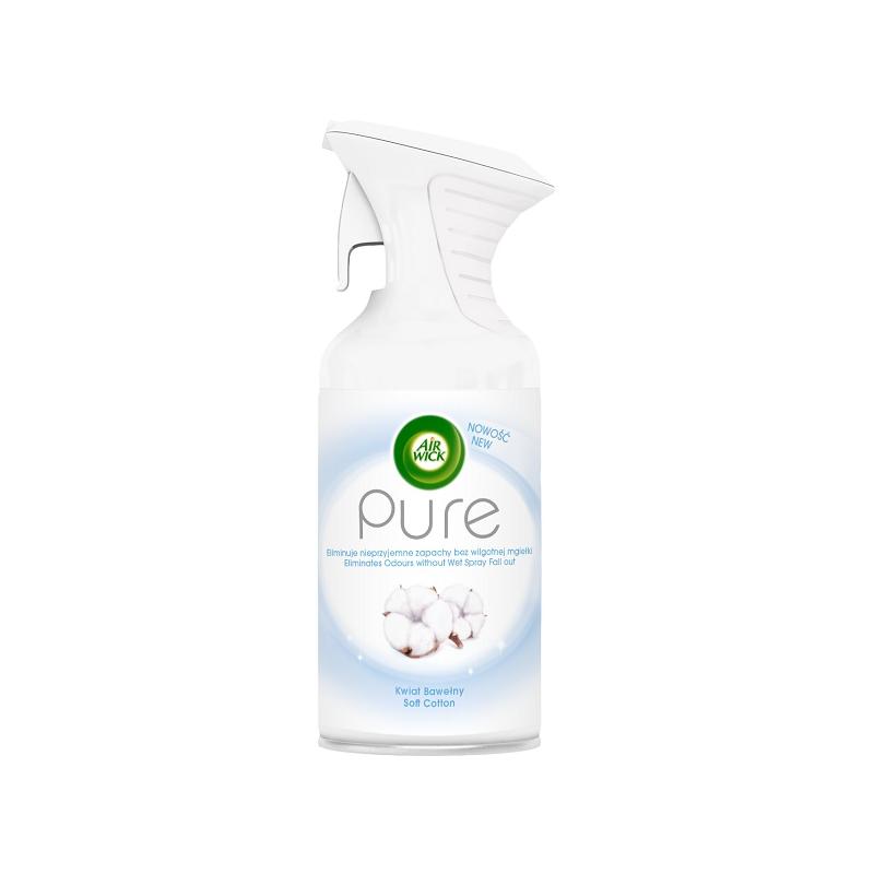 Pure Aerozol odświeżacz powietrza Kwiat Bawełny 250ml Pure Aerozol odświeżacz powietrza Kwiat Bawełny 250ml