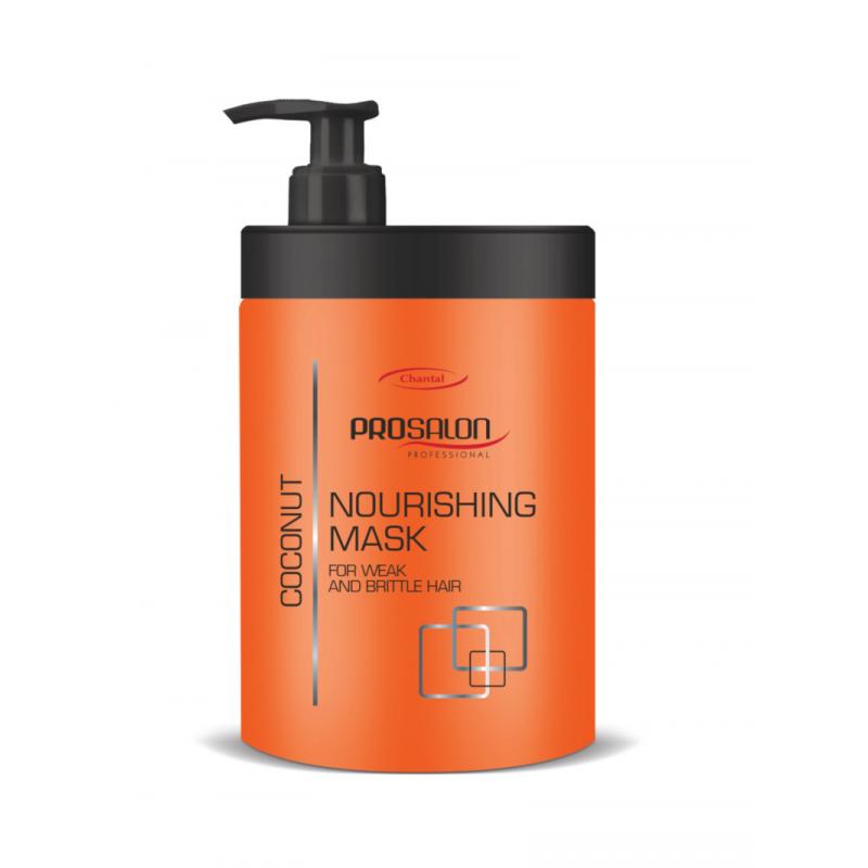 Prosalon Nourishing Mask For Weak And Brittle Hair maska odżywcza do włosów Kokos 1000g Prosalon Nourishing Mask For Weak And Brittle Hair maska odżywcza do włosów Kokos 1000g