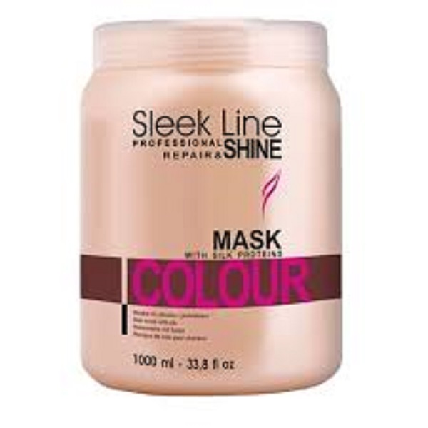 Sleek Line Colour Mask maska z jedwabiem do włosów farbowanych 1000ml