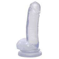 Dildo-BASIX 8&quot&quot&quot&quot&quot&quot&quot&quot DONG W SUCTION CUP CLEAR