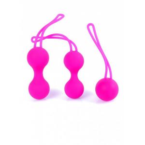 Kulki-Silicone Kegal Balls Set - Pink