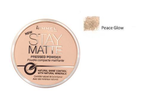 Rimmel Stay Matte puder odcień 003 Peach Glow 14 g