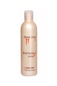 Sleek Line Colour Shampoo szampon z jedwabiem do włosów farbowanych 300ml