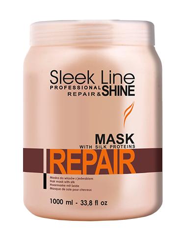 Sleek Line Repair Mask maska z jedwabiem do włosów zniszczonych 1000ml