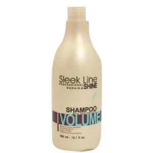Sleek Line Repair Volume Shampoo szampon do włosów z jedwabiem zwiększający objętość 300ml