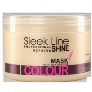 Sleek Line Colour Mask maska z jedwabiem do włosów farbowanych 250ml