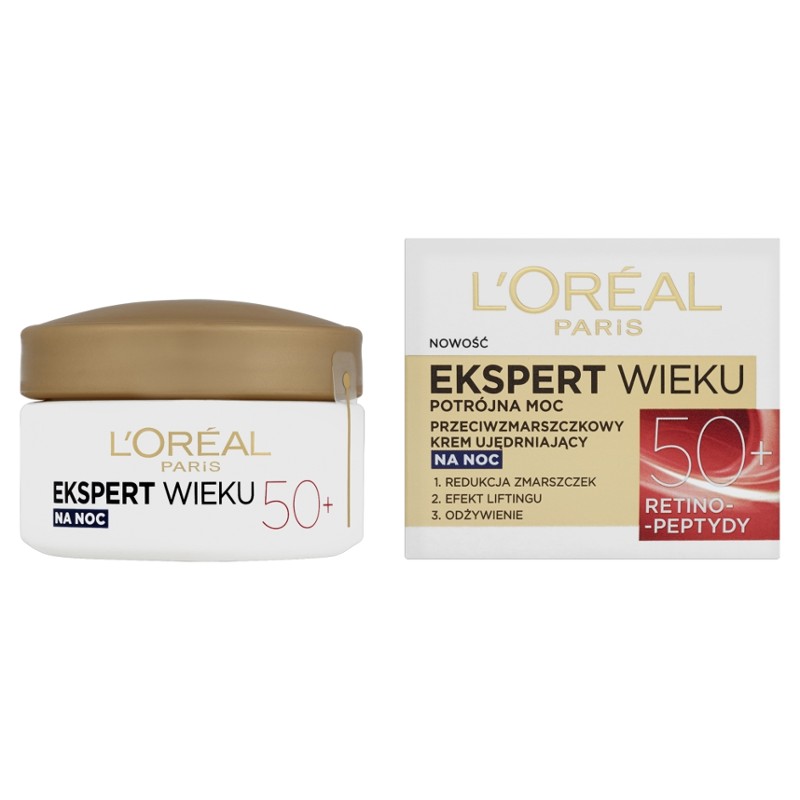 L’Oréal Paris Ekspert wieku 50+ krem na noc przeciw zmarszczkom 50 ml