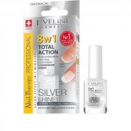 Nail Therapy Professional 8w1 Total Action Silver Shine skoncentrowana odżywka do paznokci z drobinkami srebra 12ml