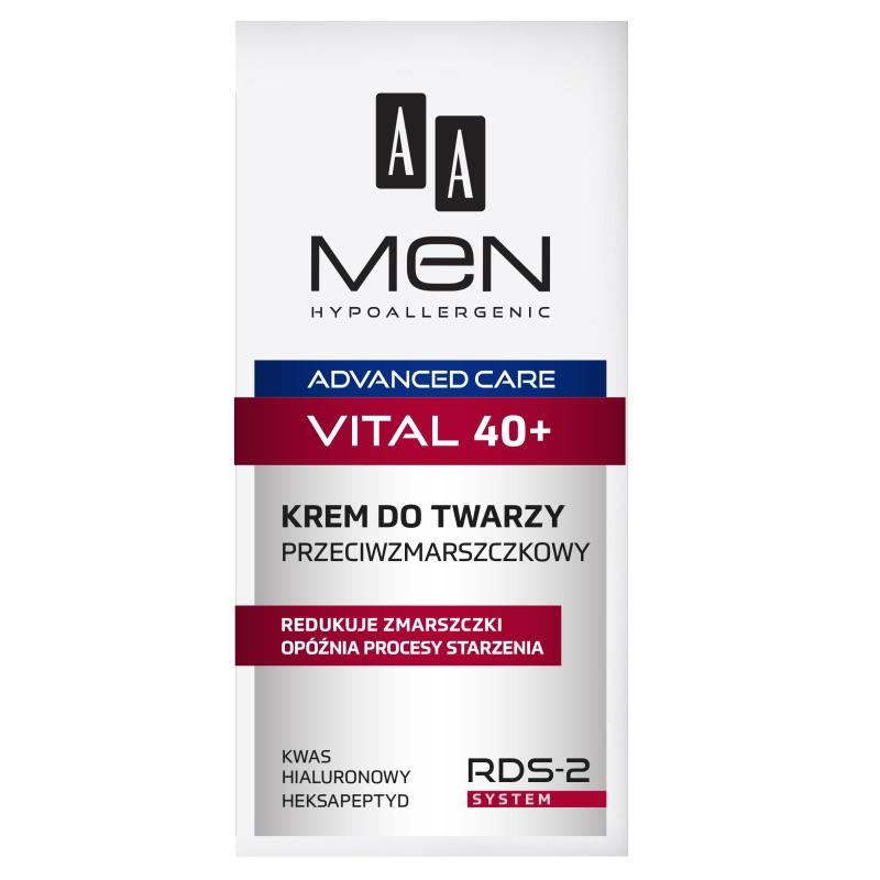 Men Advanced Care Face Cream Vital 40+ przeciwzmarszczkowy krem do twarzy 50ml