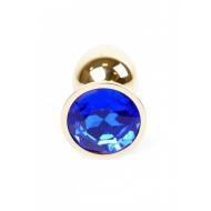 Plug-Jewellery Gold PLUG- Dark Blue