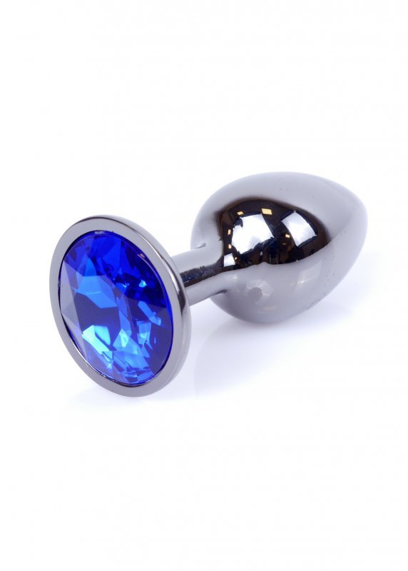 Plug-Jewellery Dark Silver PLUG- Dark Blue