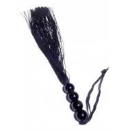 Silicone Whip Black 14&quot - Fetish Boss Series