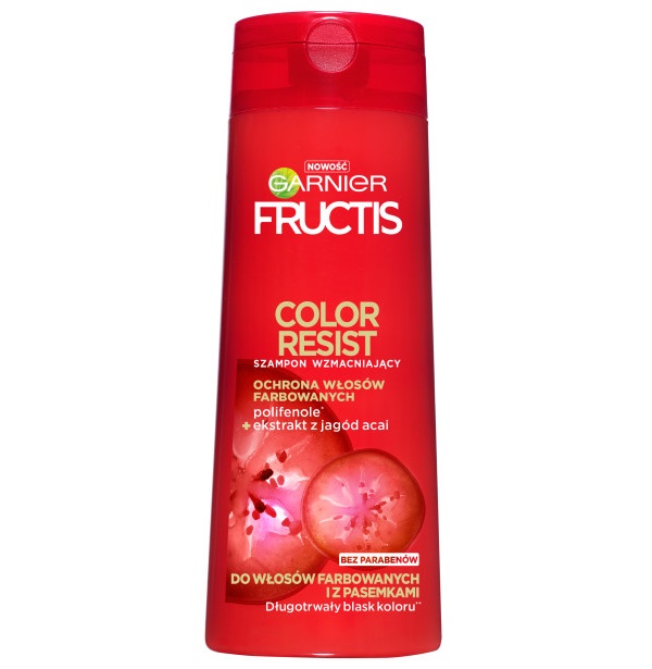 Fructis Color Resist szampon wzmacniający do włosów farbowanych i z pasemkami 400ml