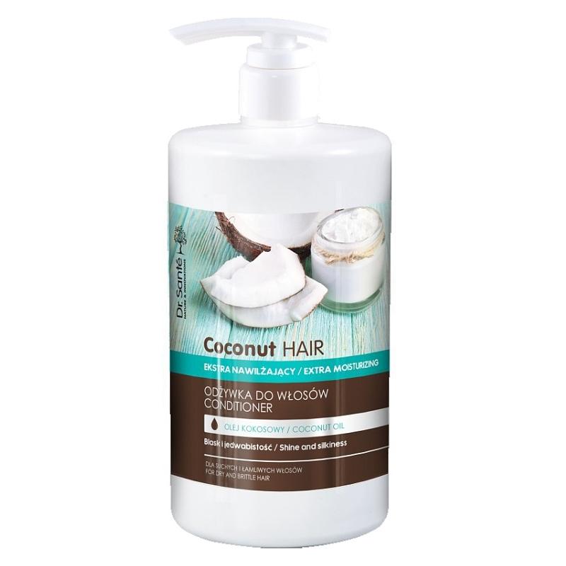 Coconut Hair Conditioner odżywka ekstra nawilżająca z olejem kokosowym dla suchych i łamliwych włosów 1000ml Coconut Hair Conditioner odżywka ekstra nawilżająca z olejem kokosowym dla suchych i łamliwych włosów 1000ml