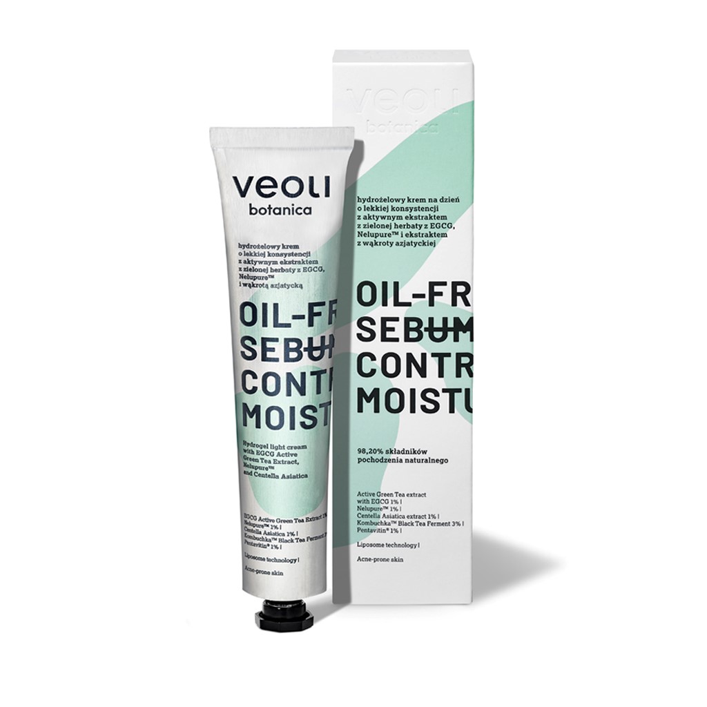 Oil-Free Sebum Control Moisturizer hydrożelowy krem na dzień z ekstraktem z zielonej herbaty 50ml