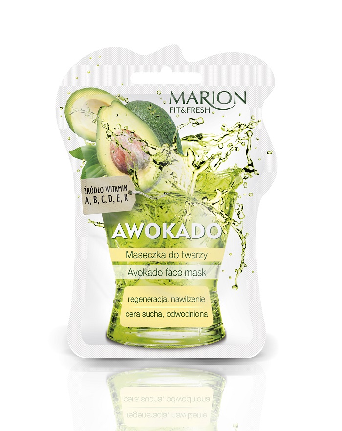 Fit&Fresh Face Mask maseczka do twarzy regeneracja i nawilżenie Awokado 7.5ml