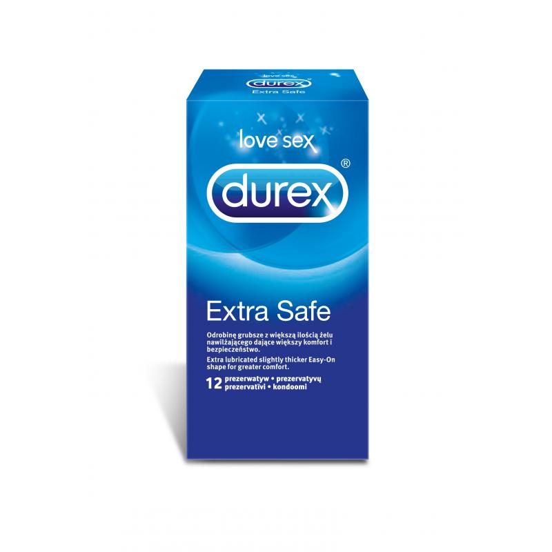 Durex prezerwatywy Extra Safe 12 szt grubsze nawilżane Durex prezerwatywy Extra Safe 12 szt grubsze nawilżane