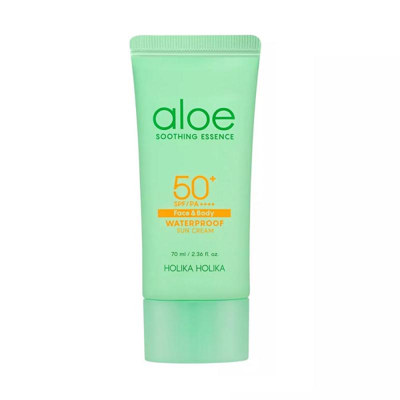 Aloe Soothing Essence Waterproof Sun Cream SPF50+ krem przeciwsłoneczny do twarzy i ciała 70ml