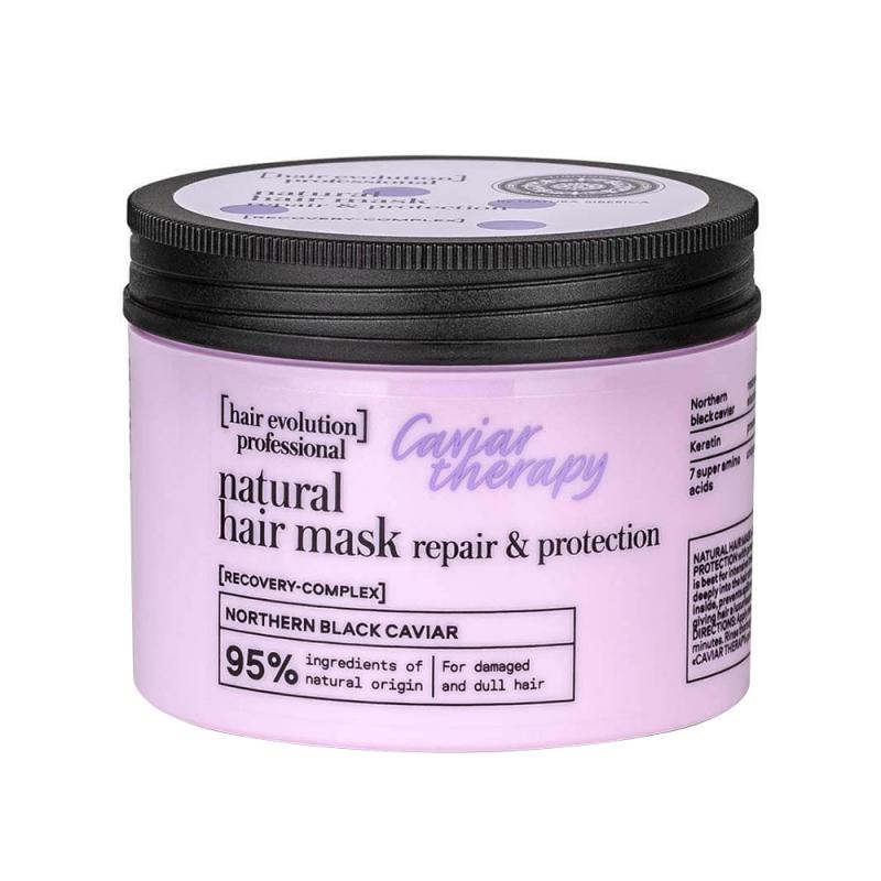 Hair Evolution Caviar Therapy Natural Hair Mask naturalna maska do włosów zniszczonych i matowych 150ml