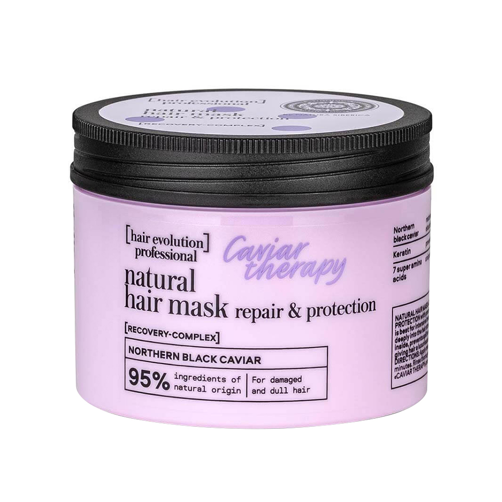 Natura Siberica Hair Evolution Caviar Therapy głęboko wzmacniająca maska do włosów do włosów suchych i zniszczonych 150 ml