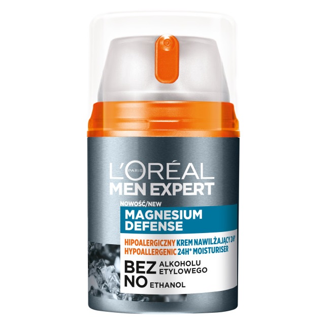 L’Oréal Paris Men Expert Magnesium Defence krem nawilżający dla mężczyzn 50 ml