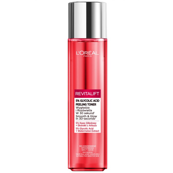 L’Oréal Paris Revitalift tonik złuszczająco-oczyszczający 180 ml