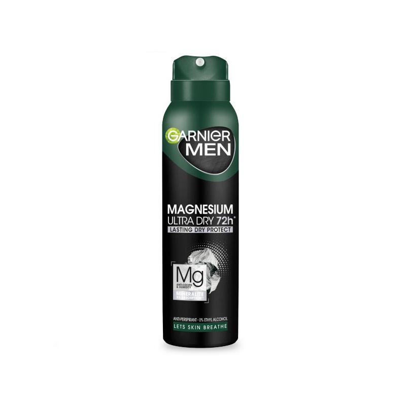Men Magnesium Ultra Dry 72h antyperspirant spray 150ml