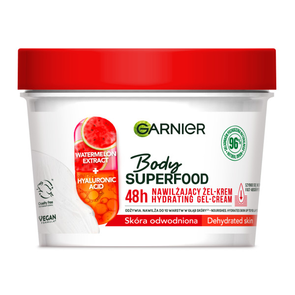 Garnier Body SuperFood nawilżający żel do ciała 380 ml
