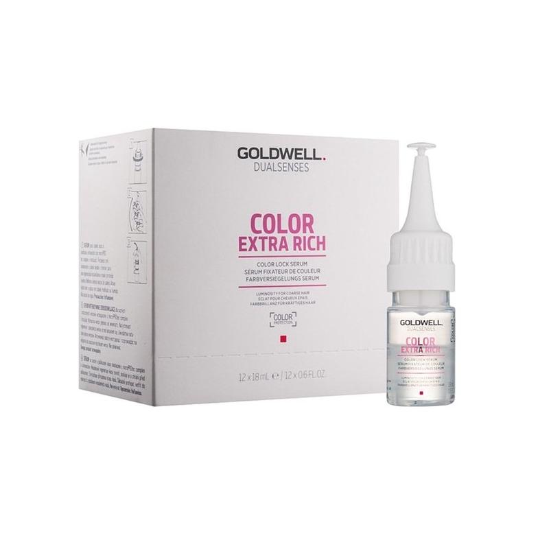 Dualsenses Color Extra Rich Intensive Conditioning Serum serum do włosów naturalych i farbowanych 12x18ml