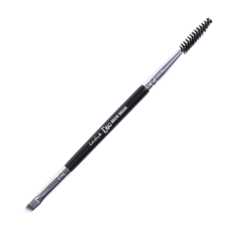 Duo Brow Brush dwustronny pędzelek do makijażu brwi