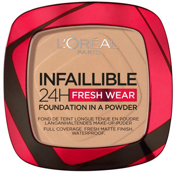 Infaillible 24H Fresh Wear Foundation In A Powder matujący podkład do w pudrze 140 Golden Beige 9g