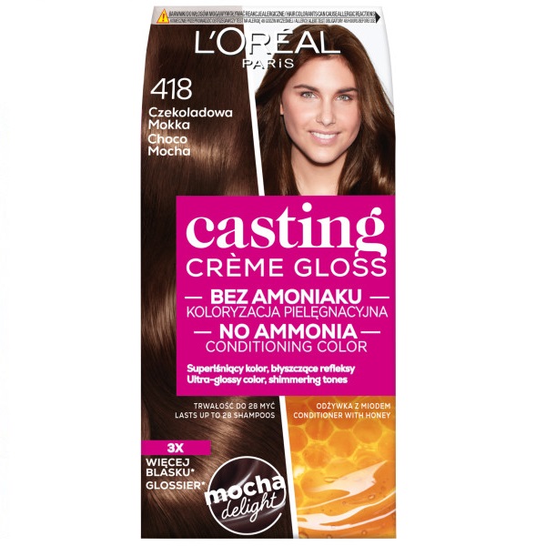 Casting Creme Gloss farba do włosów 418 Czekoladowa Mokka