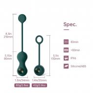 Magic Motion - Crystal Duo Smart Kegel Vibrator with Weight Set