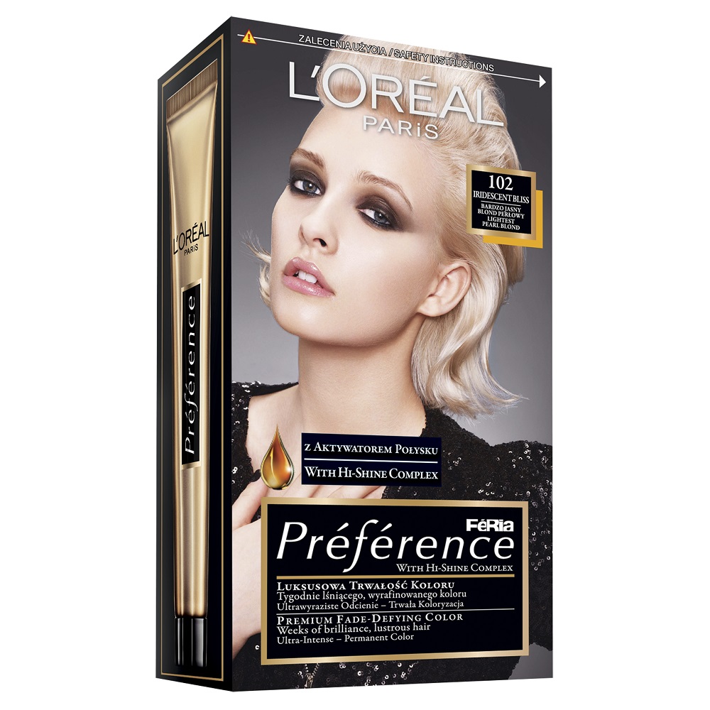 L’Oréal Paris Préférence Cool Blondes farba do włosów odcień 102/10.21 SYDNEY 1 szt.