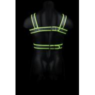 Body Harness - Glow in the Dark - Neon Green/Black - S/M