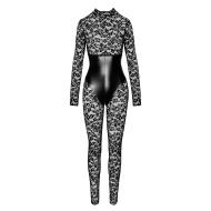 F299 Enigma lace catsuit with underbust bodice S