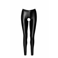 F304 Taboo wetlook leggings with open crotch and bum L