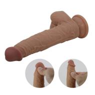 PRETTY LOVE - Jonathan 8,3&039&039 Light Brown, 3 vibration functions Thrusting Wireless remote control
