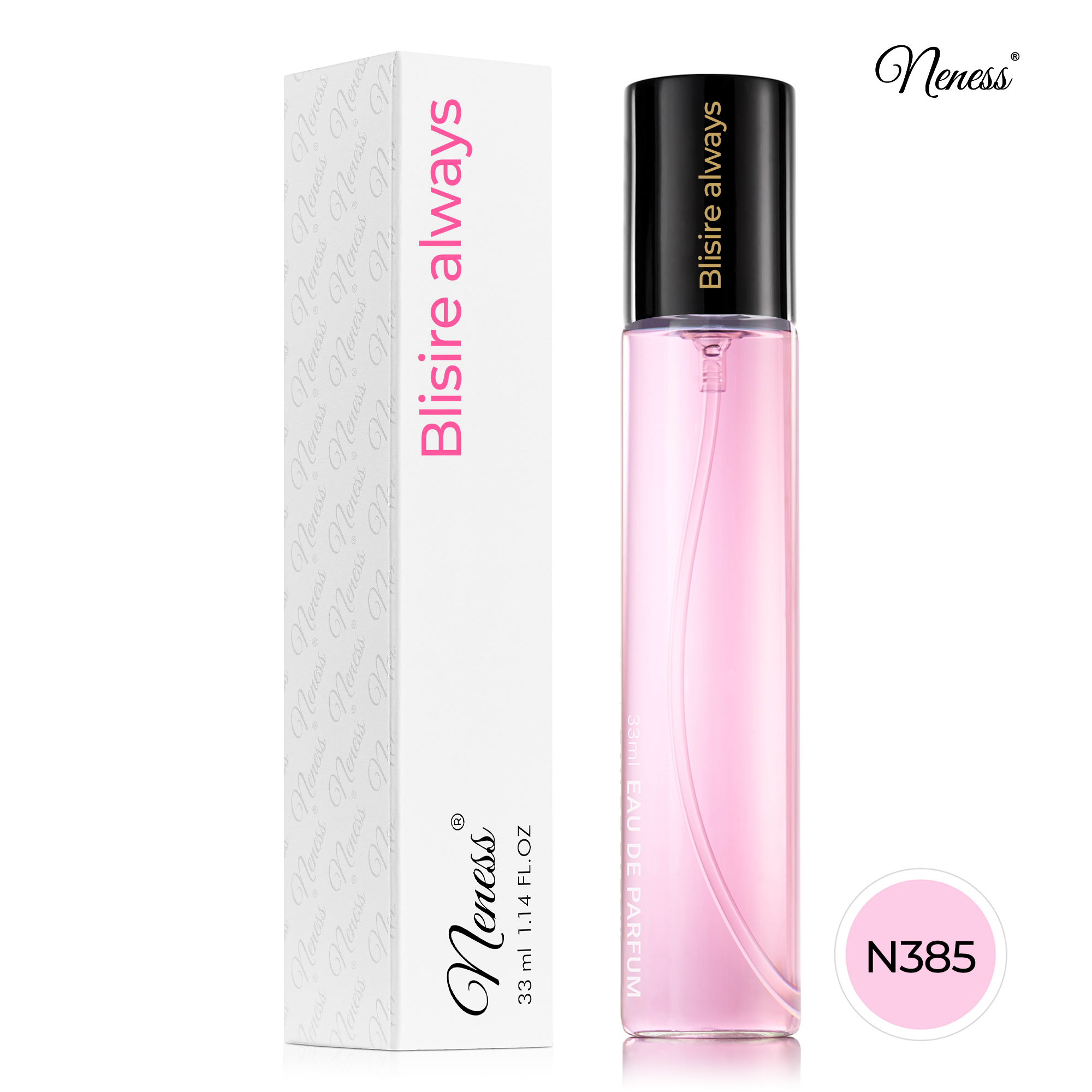 N385. Neness Blisire Always - 33 ml - Perfumy damskie