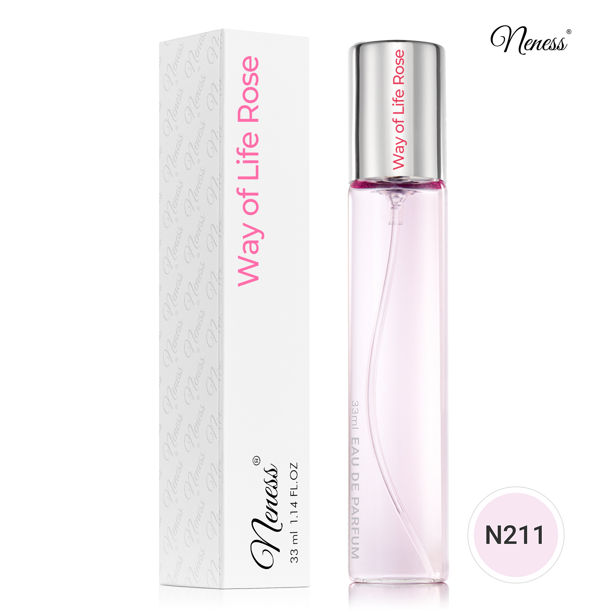 N211. Neness Way Of Life Rose - 33 ml - zapach damski