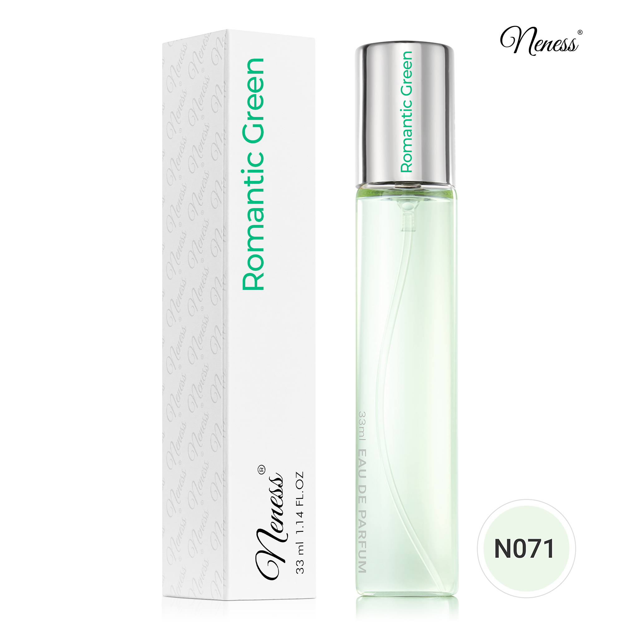 N071. Neness Romantic Green - 33 ml - zapach damski