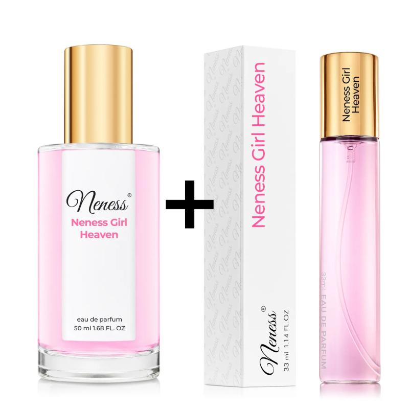 N322. Neness Girl Heaven - Zestaw 1+1: 50 ml + 33 ml - damski